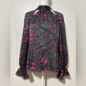 Ted Baker Floral Patterned Women's Blouse Size 0